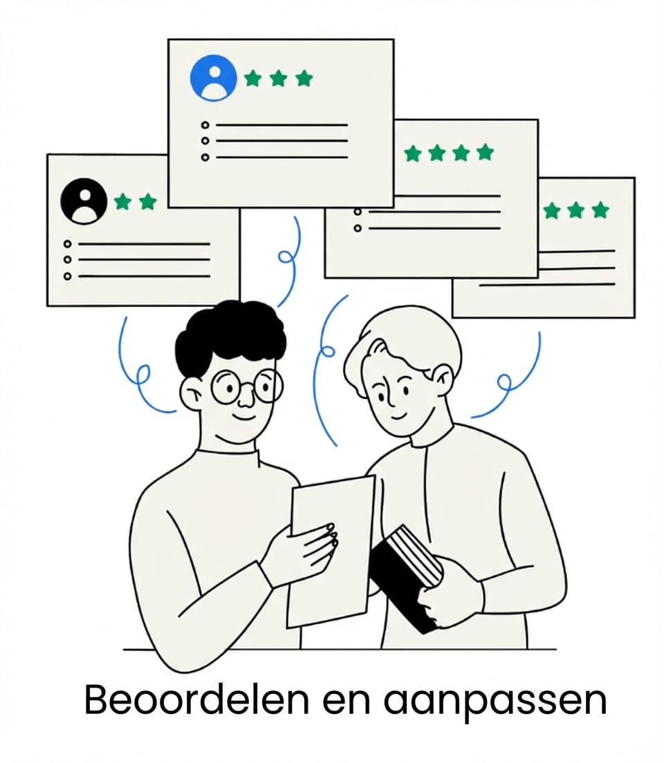 Evalueren en bijsturen