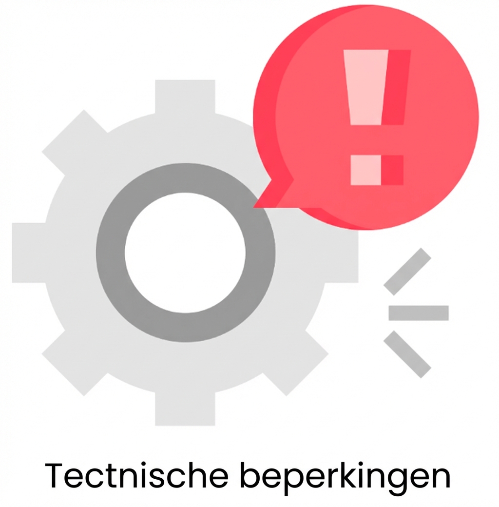 Technische beperkingen