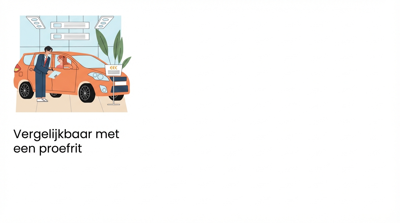 Een auto proefrijden