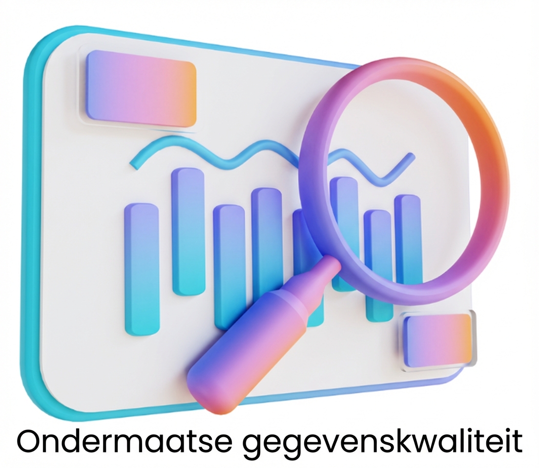 Matige datakwaliteit