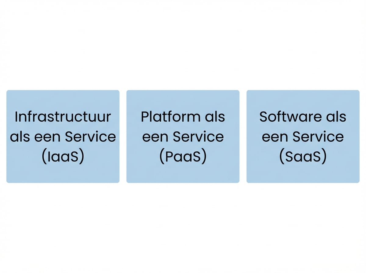 Drie typen cloudservices