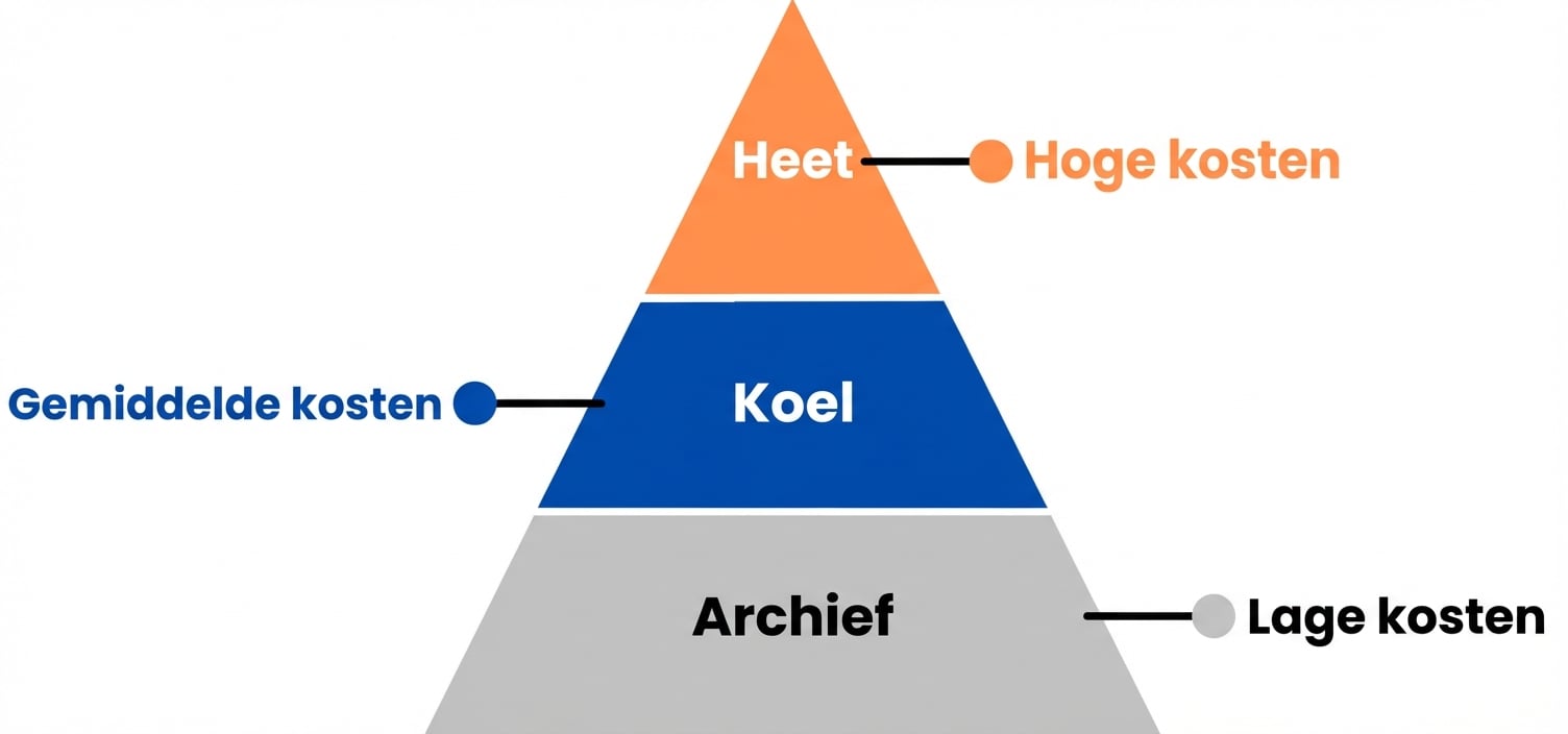 Piramideafbeelding met alle niveaus