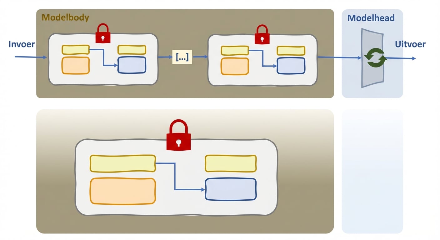 Gedeeltelijk fijn-afstemmen