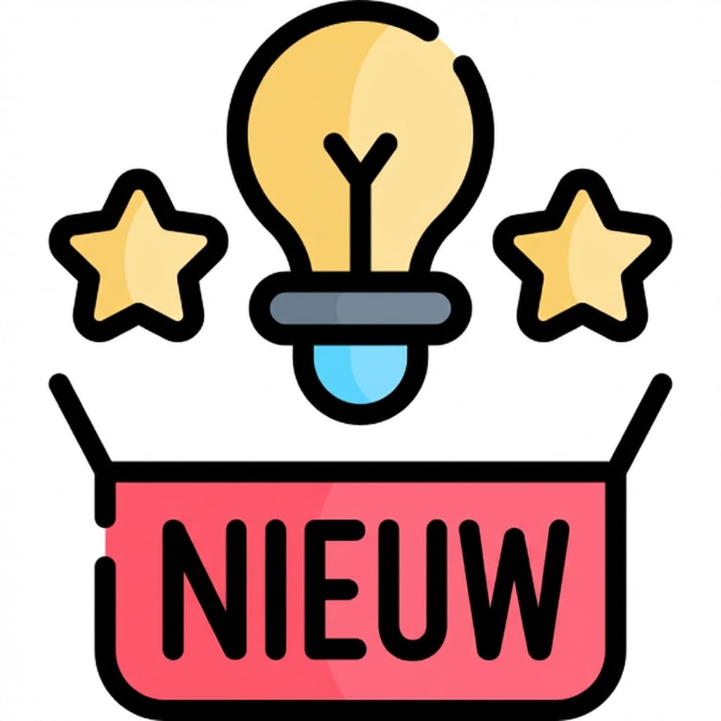 Pictogram dat nieuwe ideeën weergeeft