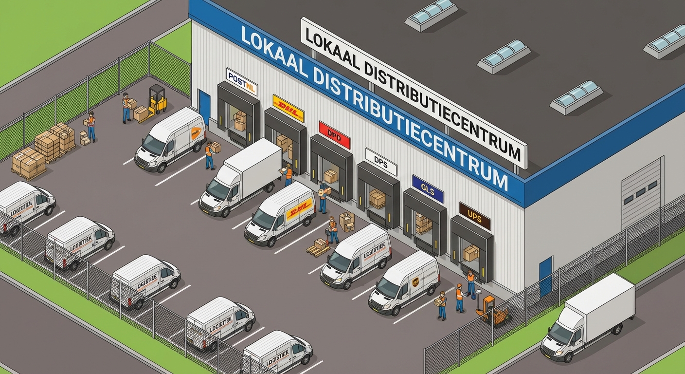 afbeelding van een lokaal distributiepunt
