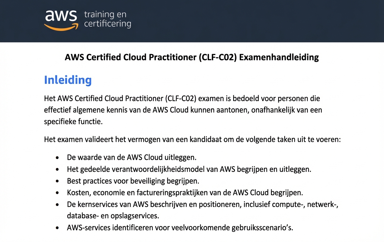 Begin van de CLF-CO2 Exam Guide