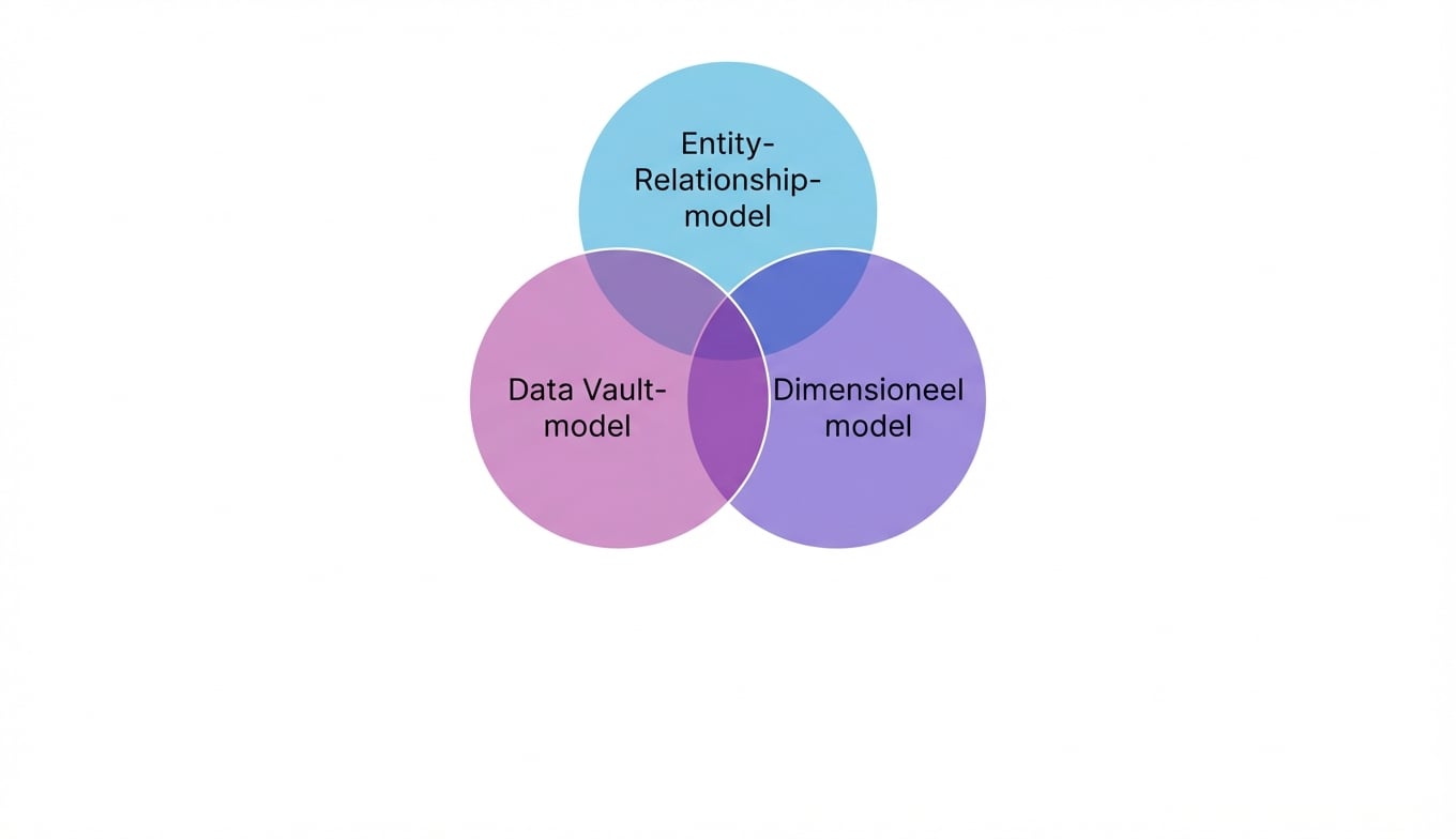 Modellen in Venn-diagram