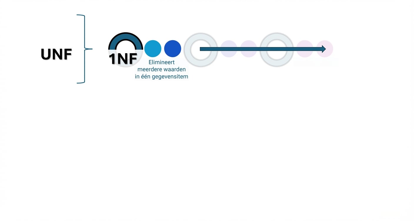 Stappen van UNF naar 1NF