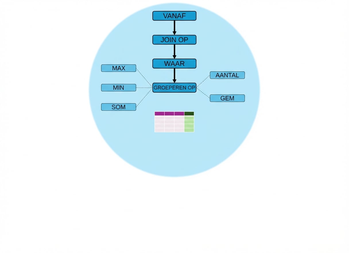 Volgorde query-uitvoering; AGGREGATIES