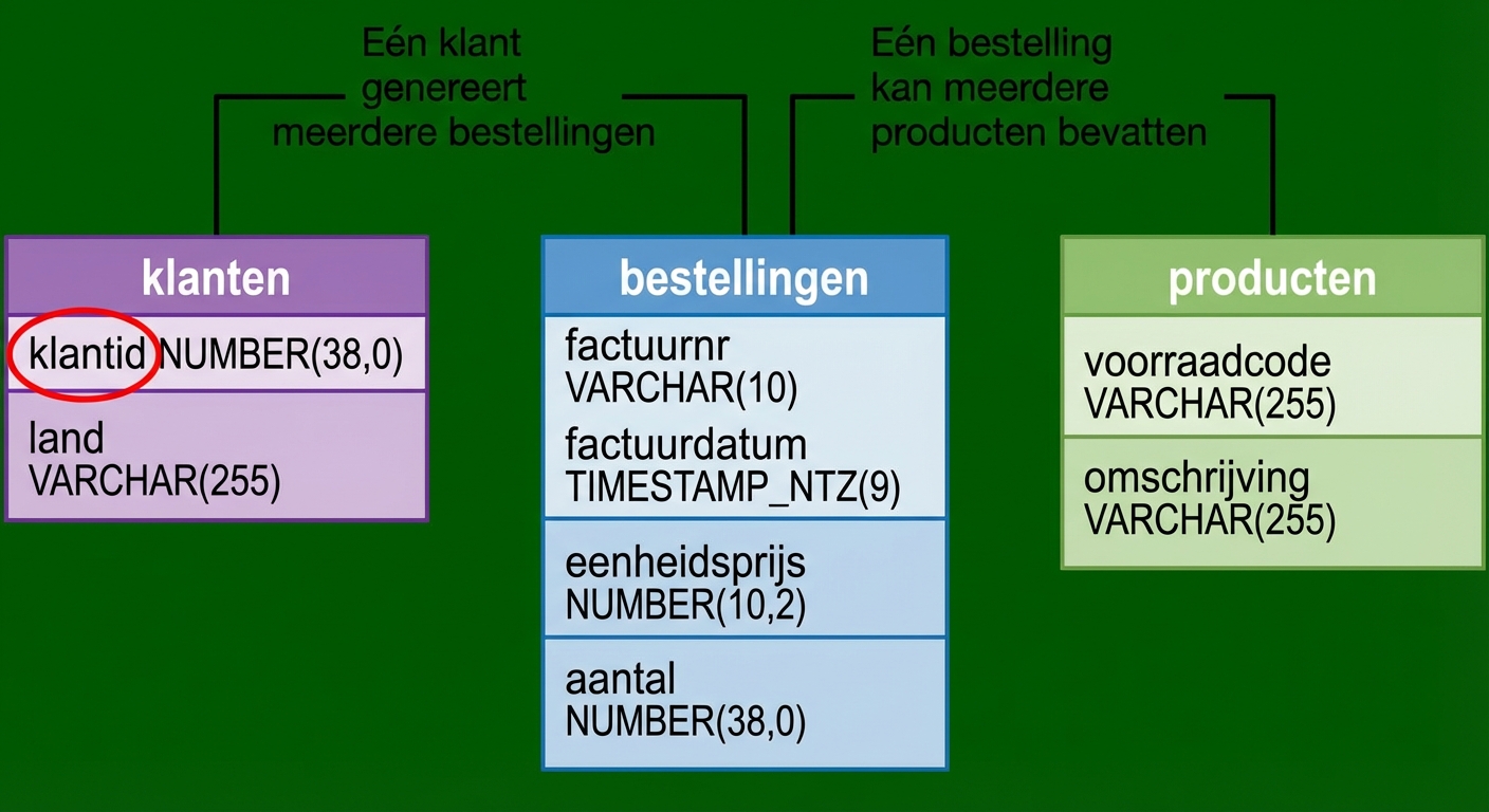 E-commerce fysiek datamodel, primary key in customers-tabel