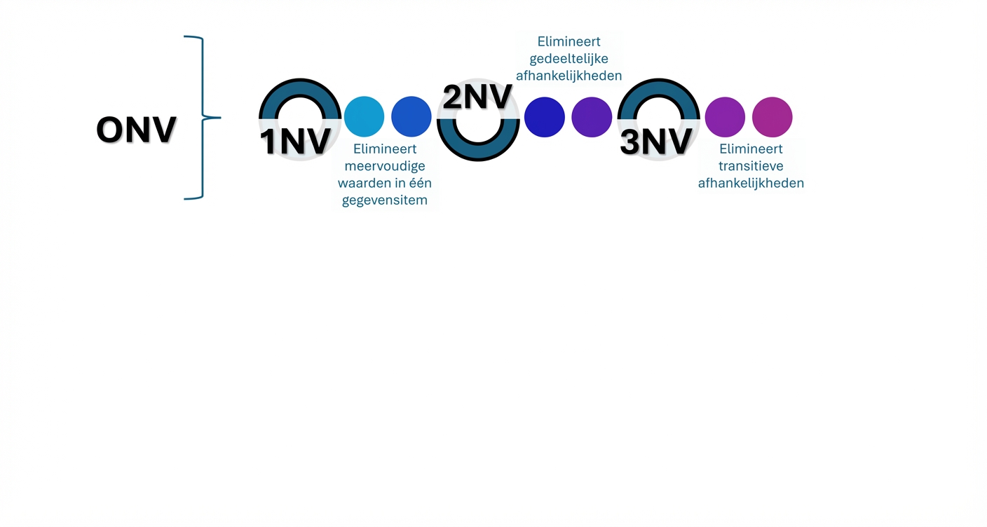 Stappen van UNF naar 3NF