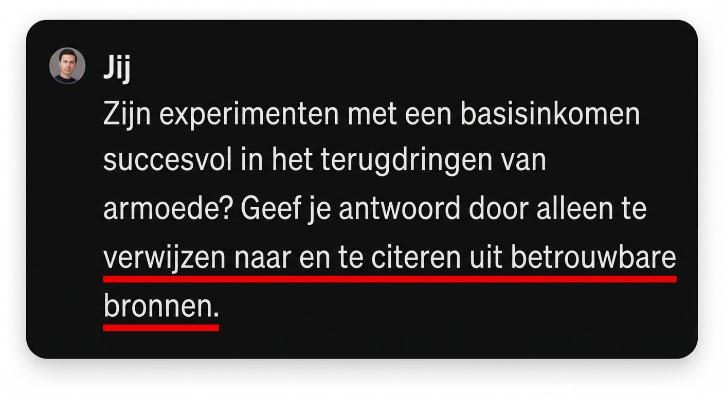 Zijn proeven met een universeel basisinkomen succesvol in het verminderen van armoede? Geef je antwoord alleen met verwijzingen naar en citaties van betrouwbare bronnen.