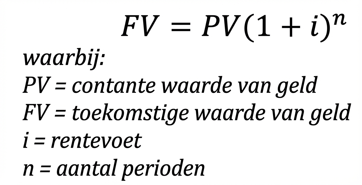 de toekomstwaardeformule
