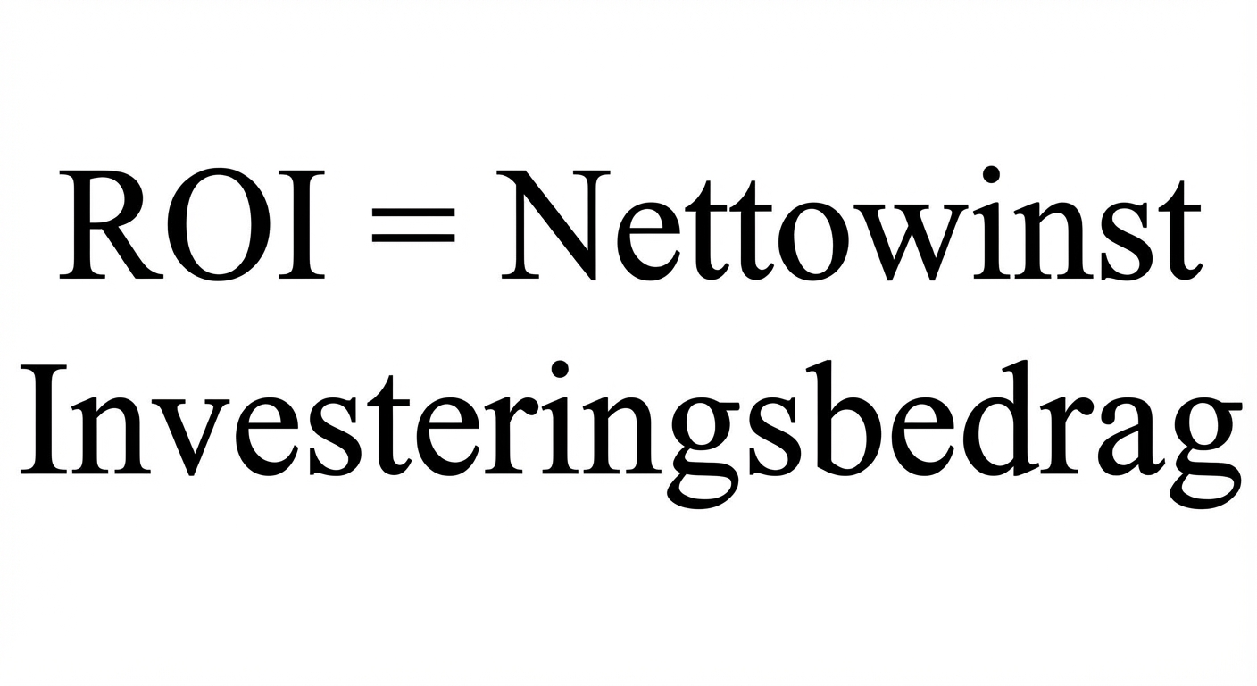 rendement-op-investering formule