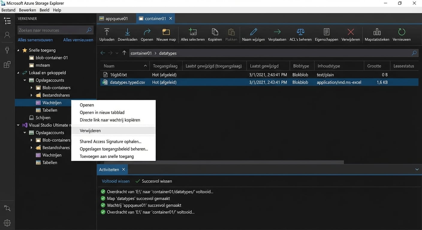 Azure Storage Explorer