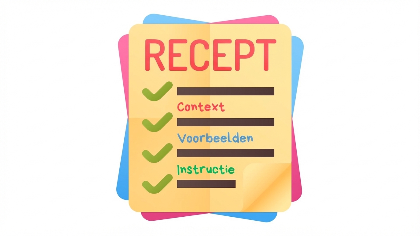 Een promptsjabloon met placeholders voor invoervariabelen.