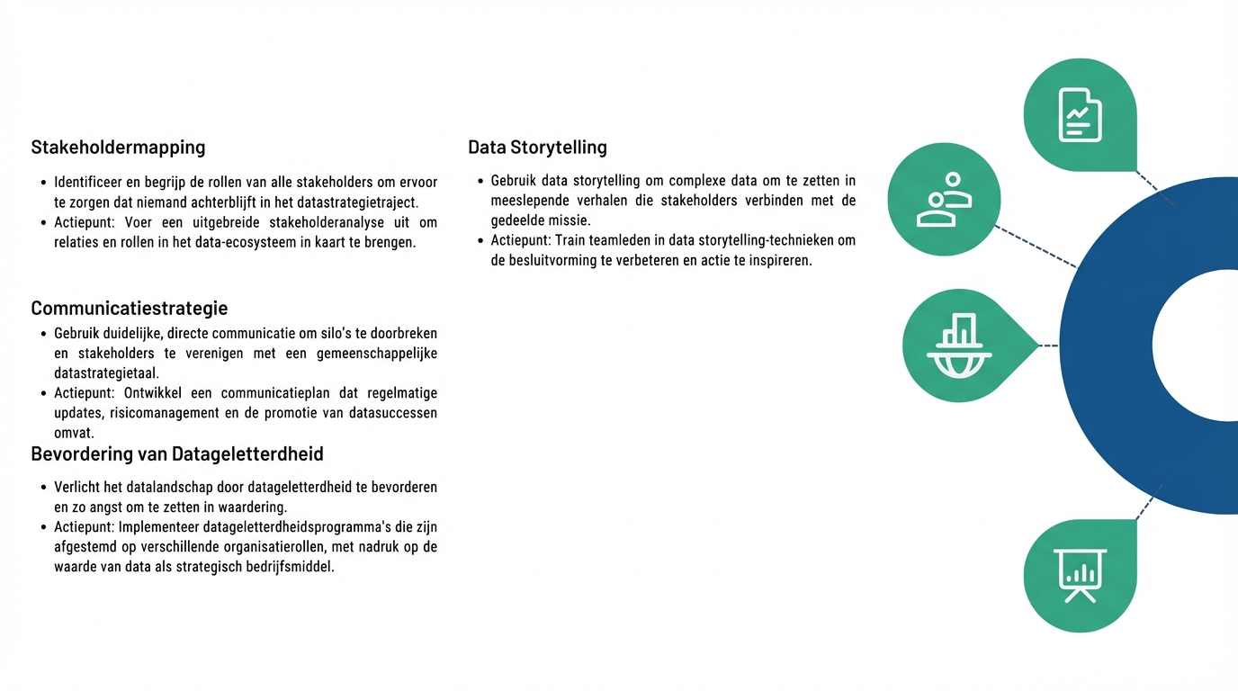 Halve cirkel met verbonden punten