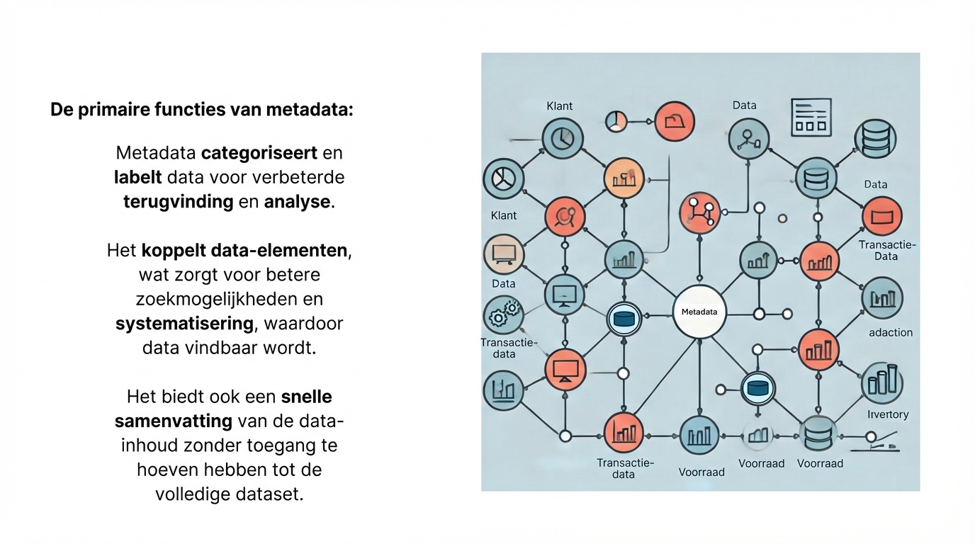 Diagram met cirkels die allemaal verbonden zijn