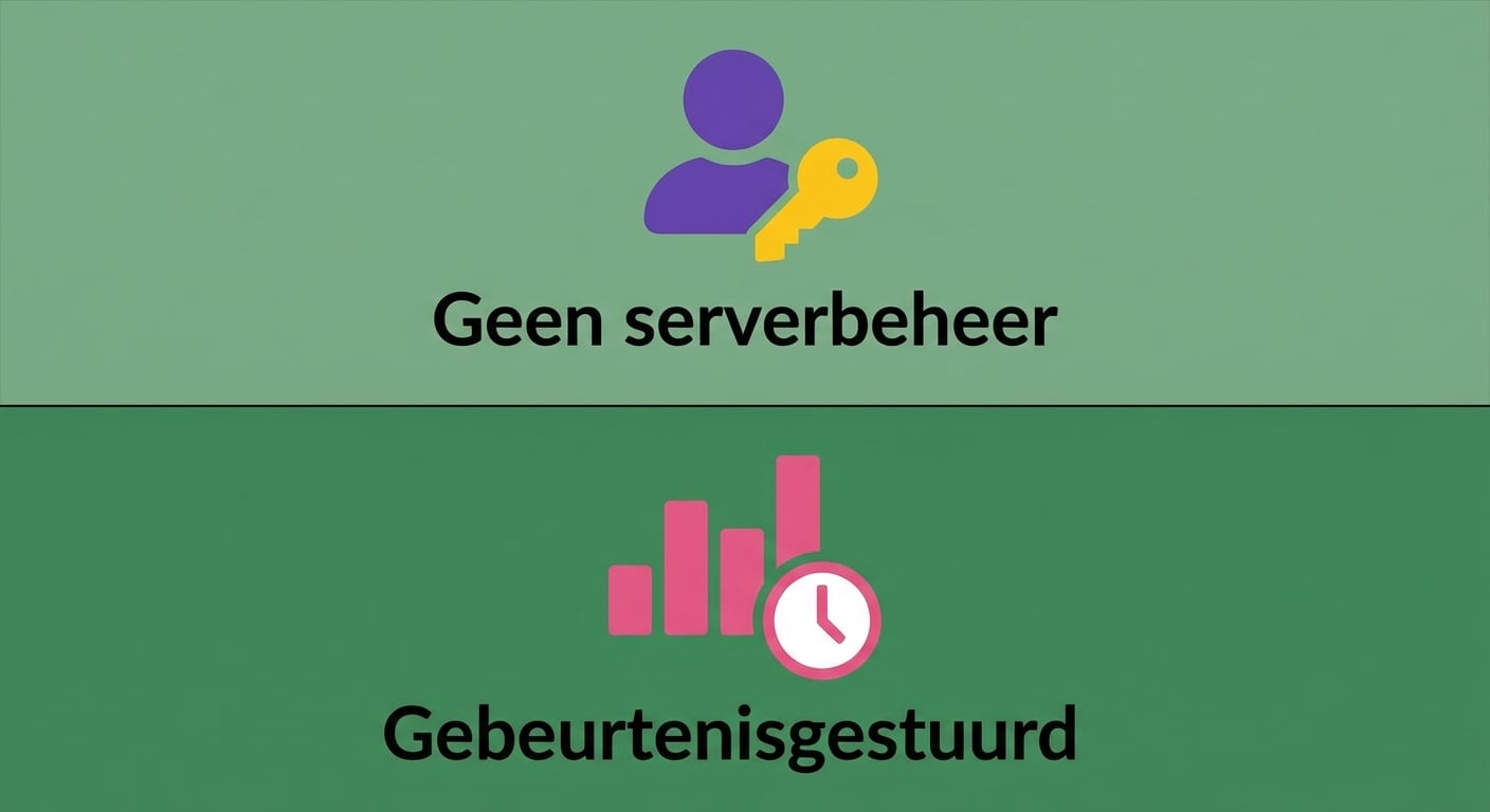 Een pictogram dat event-driven applicaties toont.