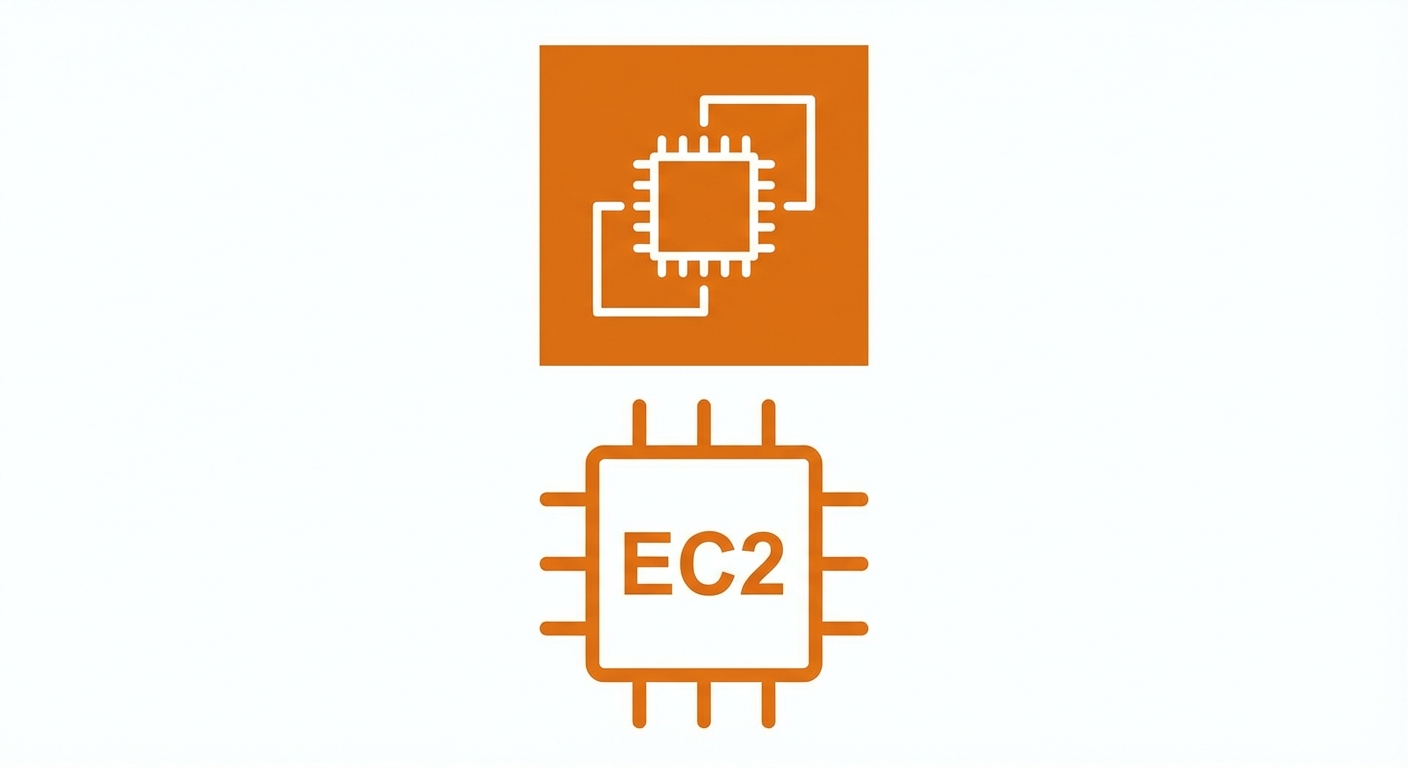 Pictogrammen van gegroepeerde EC2-instances en een enkele EC2-instance.