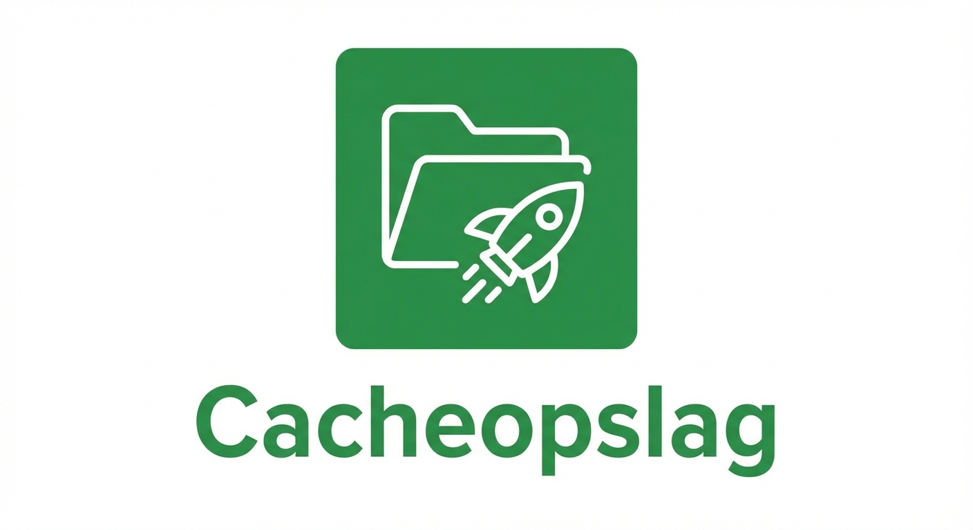 Een pictogram voor cache-opslag.