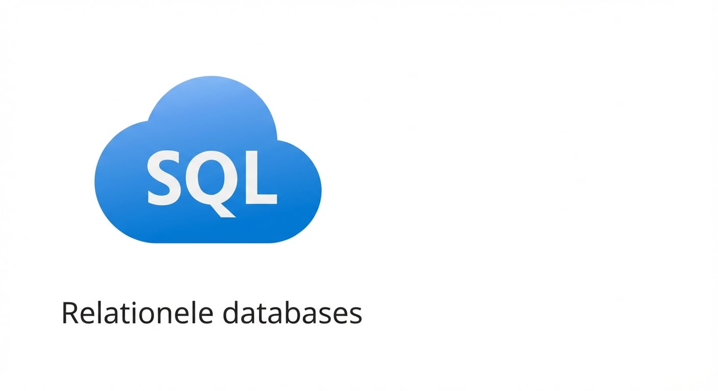 Een pictogram van relationele databases.