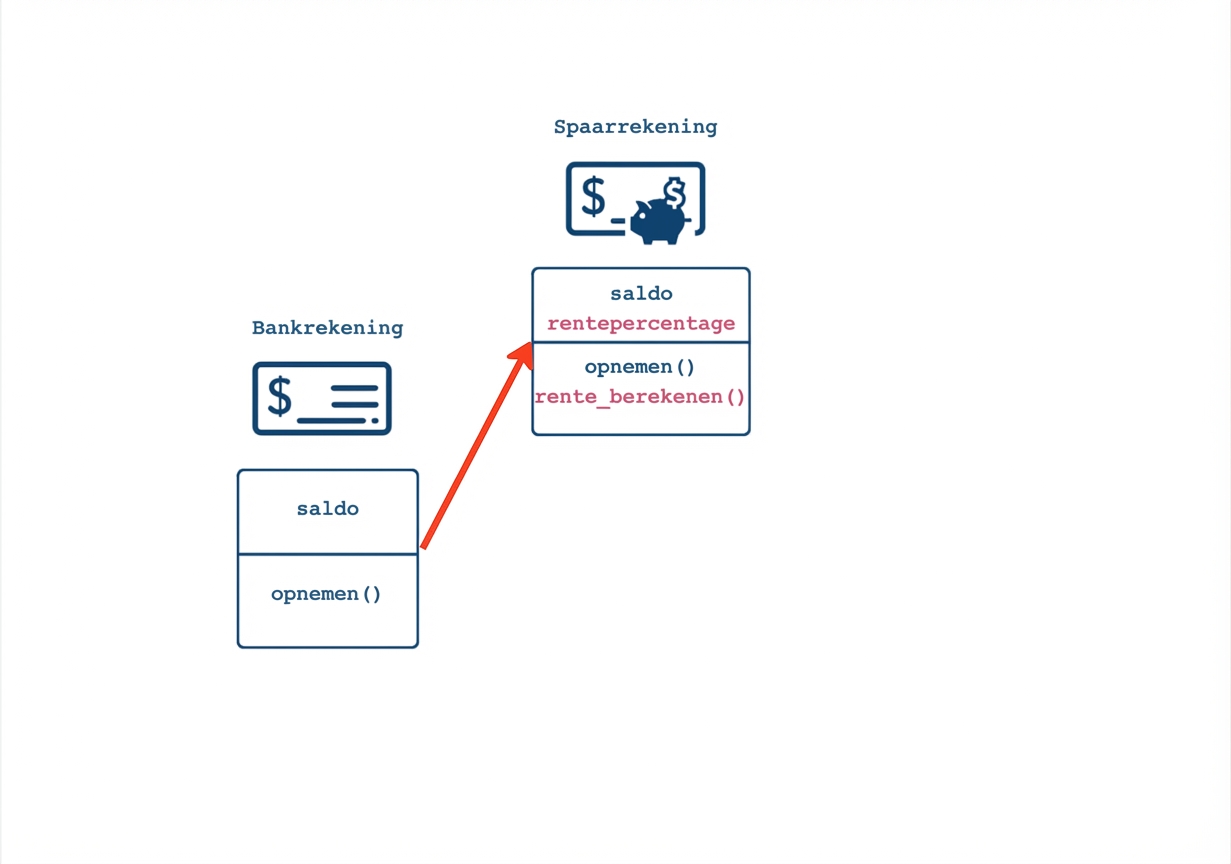 Spaarrekening die erft van betaalrekening
