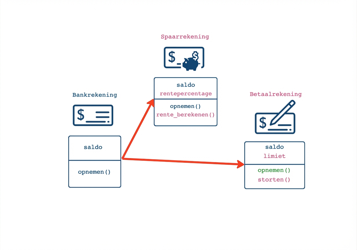 CheckingAccount erft ook van BankAccount
