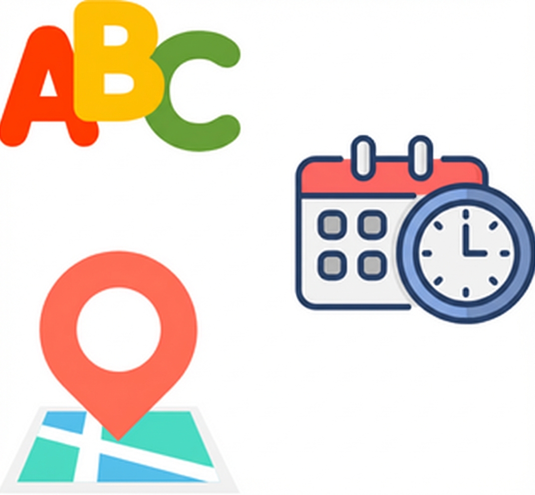 Afbeelding van drie datatypes