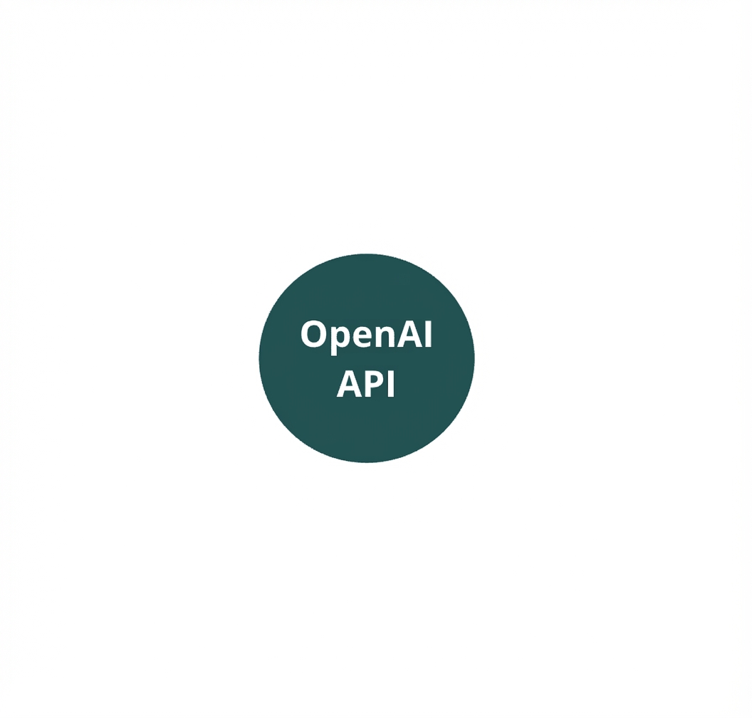 Een cirkel met de OpenAI API
