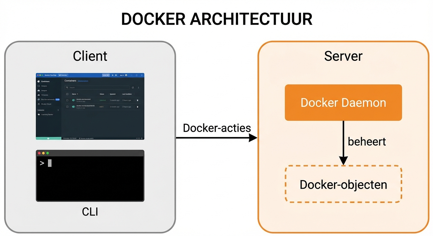 Docker-architectuur - Docker Daemon