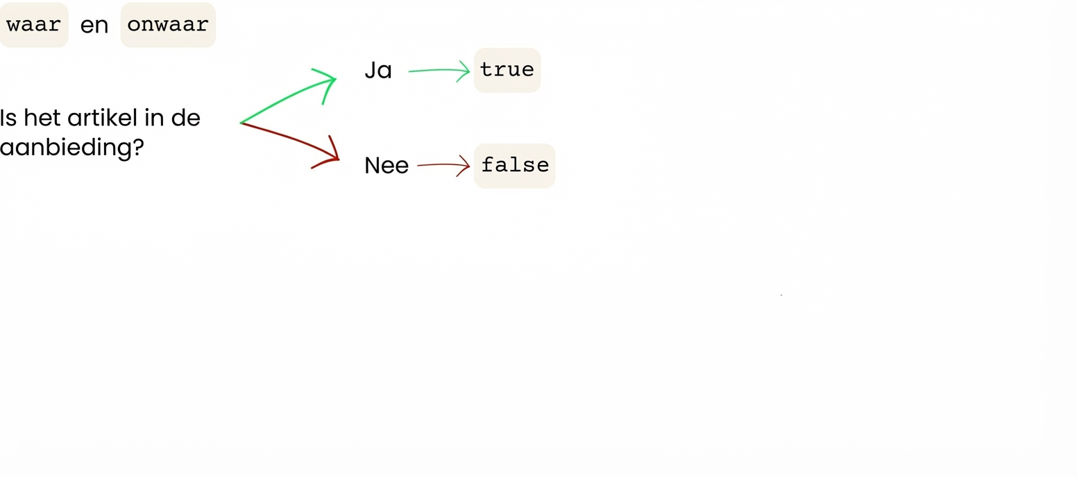 Is het item in de uitverkoop? Ja = true, Nee = false