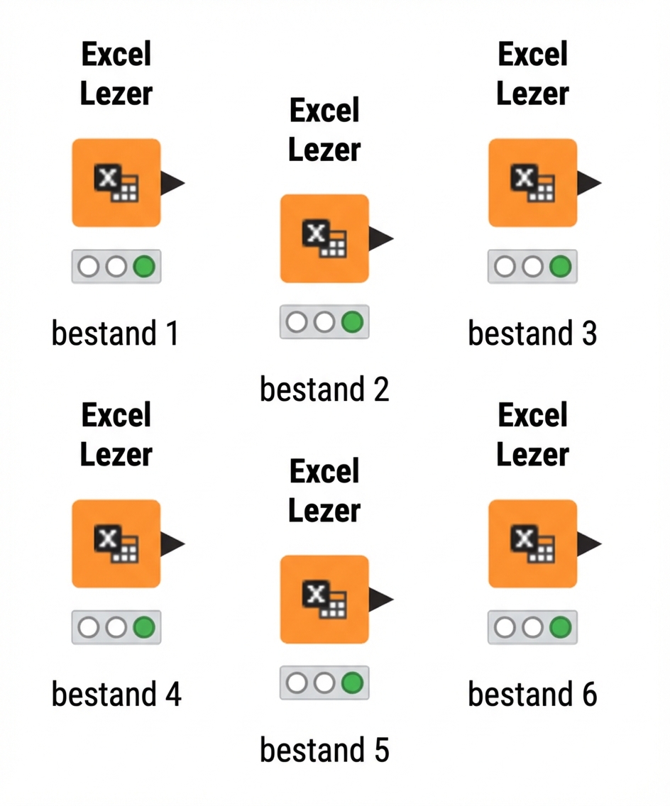 Meerdere Excel Reader-nodes