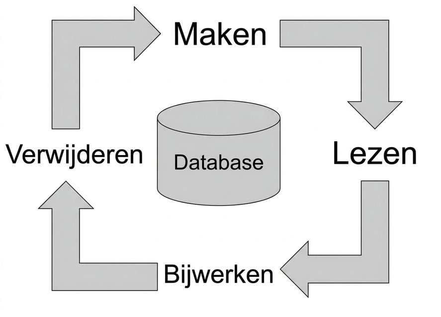 Aanmaken, Lezen, Bijwerken en Verwijderen rond een database