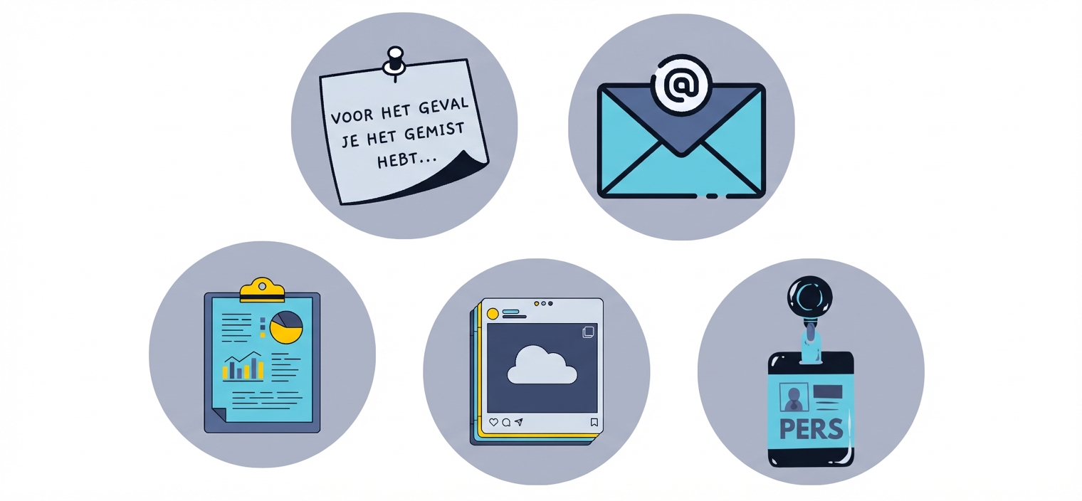 Cirkel met rapporten