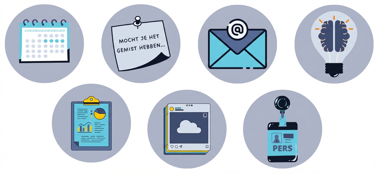 Cirkel met een kalender