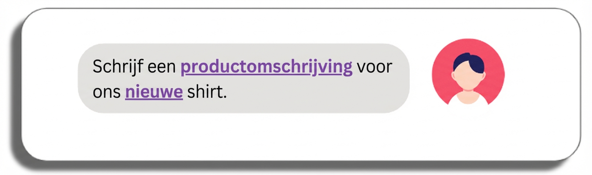 Schrijf een productbeschrijving voor onze nieuwe korte broek met de woorden 'productbeschrijving' en 'nieuw' geaccentueerd