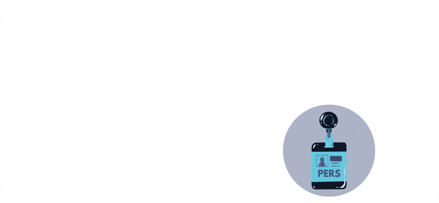 Cirkel met een perskaart