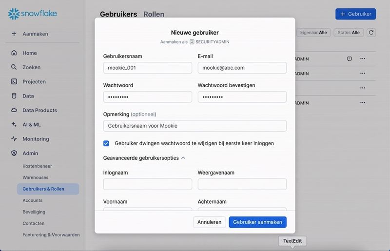 GIF van een nieuwe gebruiker maken