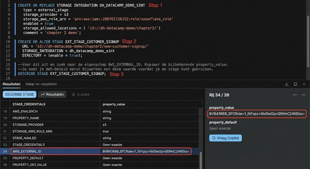 Afbeelding van SQL-scriptquery's