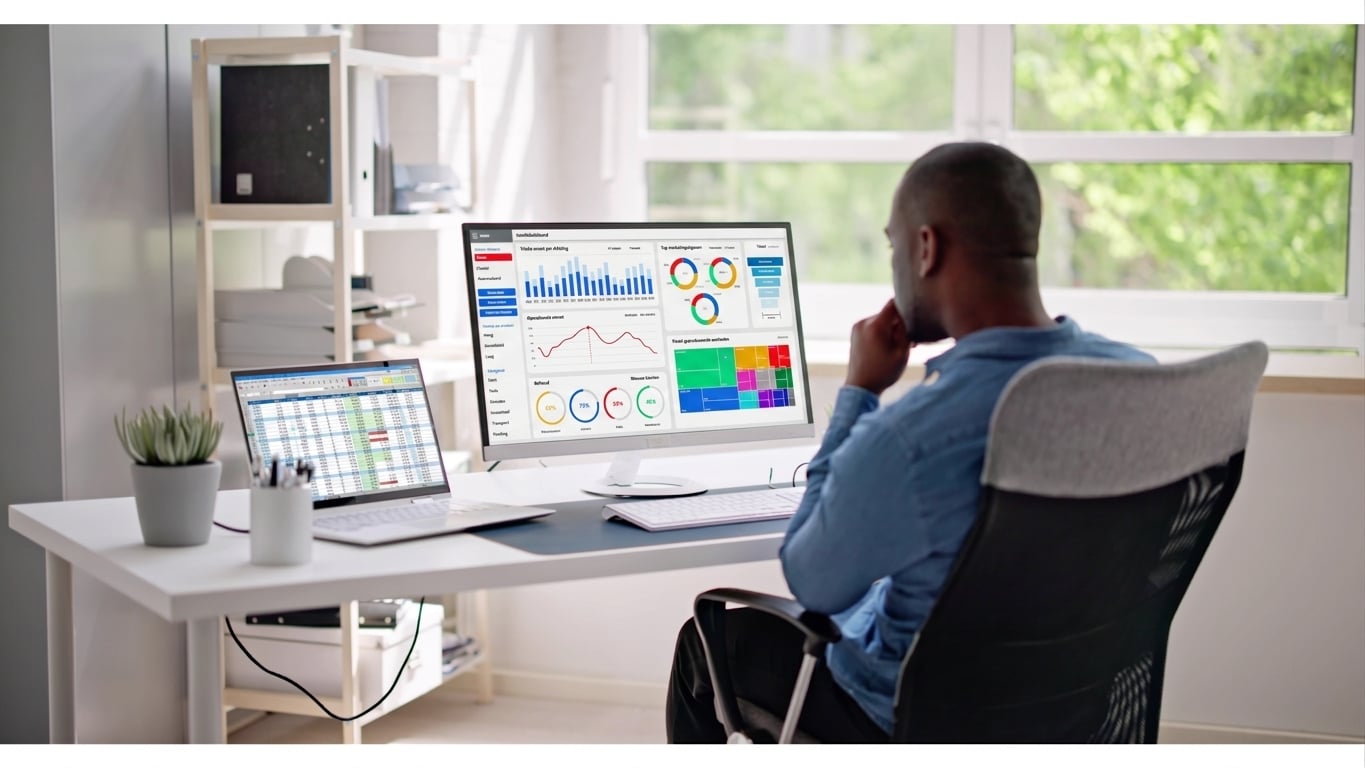 Stockafbeelding data-analyse