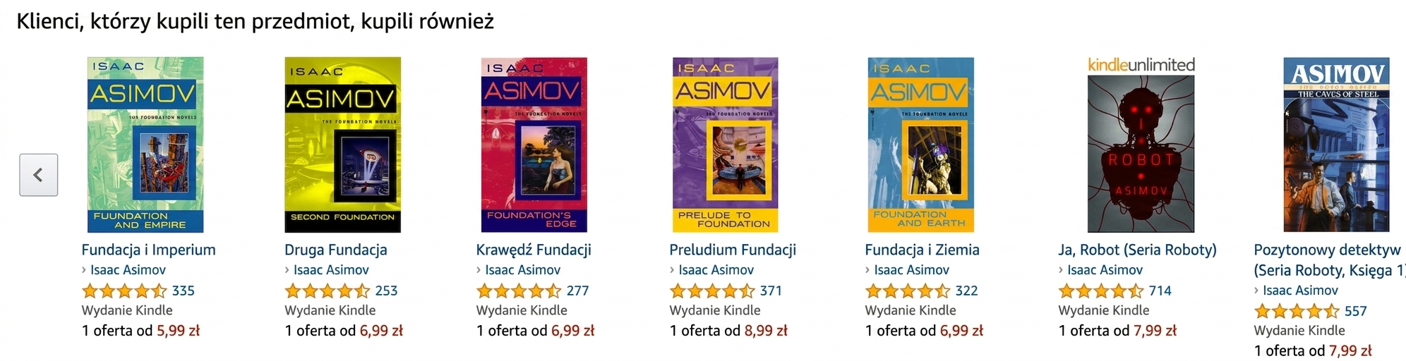 rekomendacja amazon