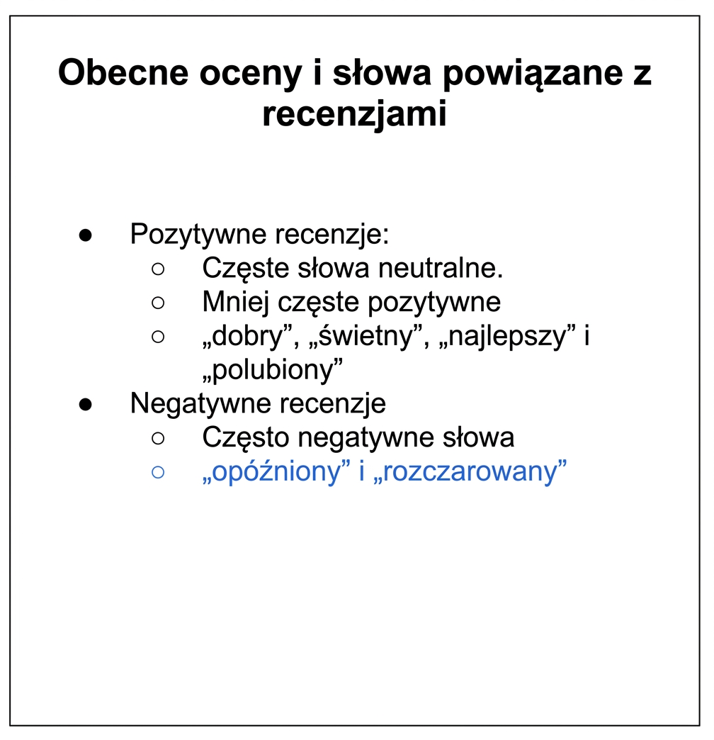 tekst z jednym punktem w szarym i innym w niebieskim
