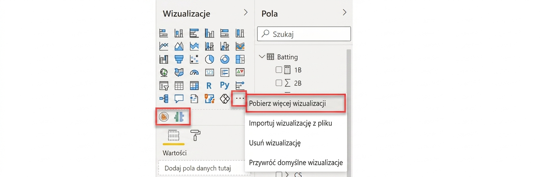 Niestandardowe wizualizacje w Power BI