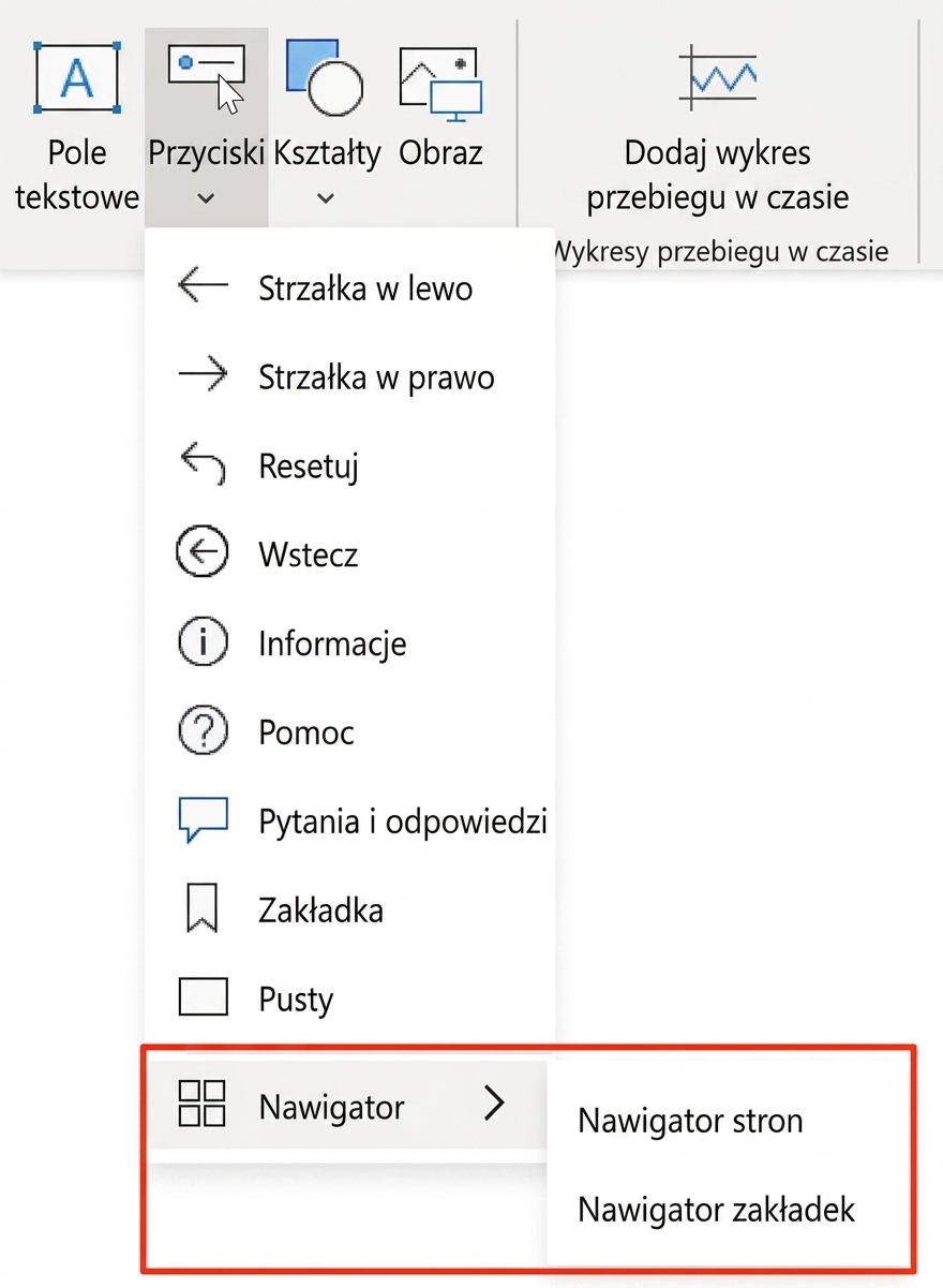 Opcja nawigatora