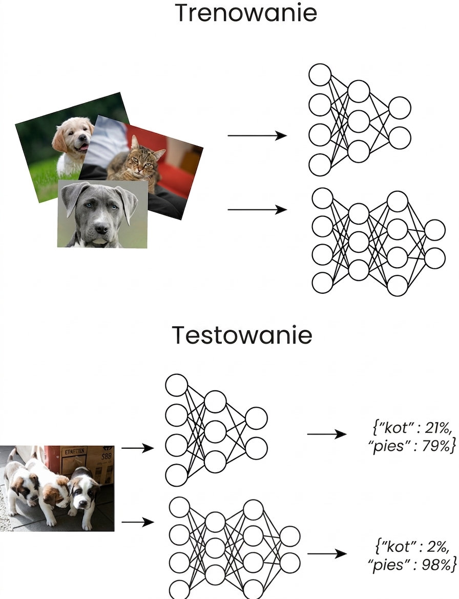trenowanie i testowanie modelu uczenia maszynowego