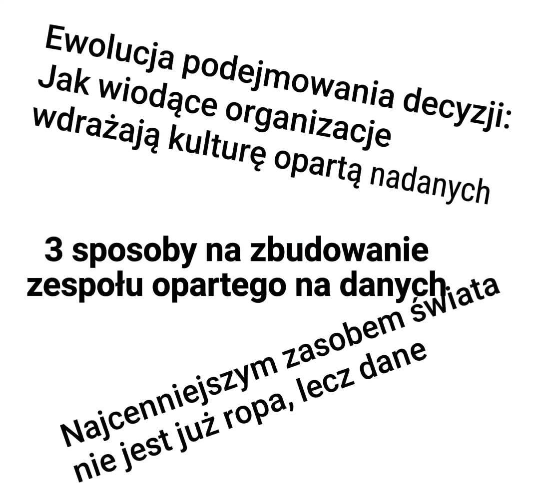 nagłówki o podejściu opartym na danych