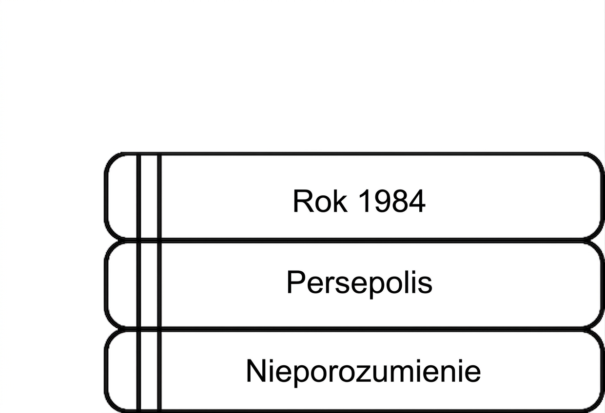 Stos książek.