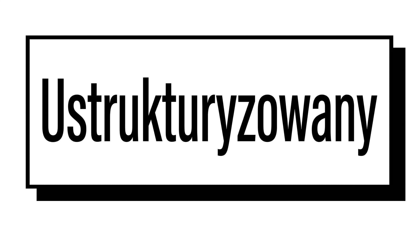 Tytuł: dane ustrukturyzowane