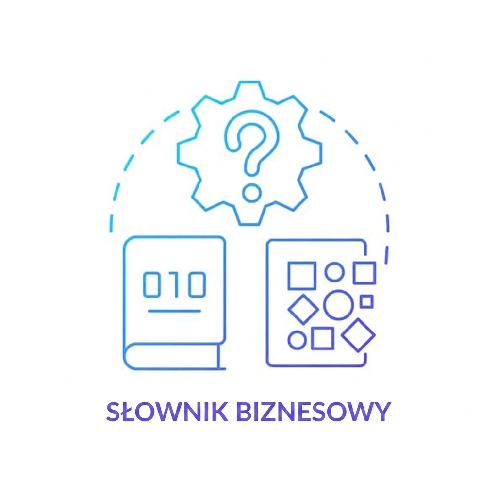 Ikona słownika biznesowego